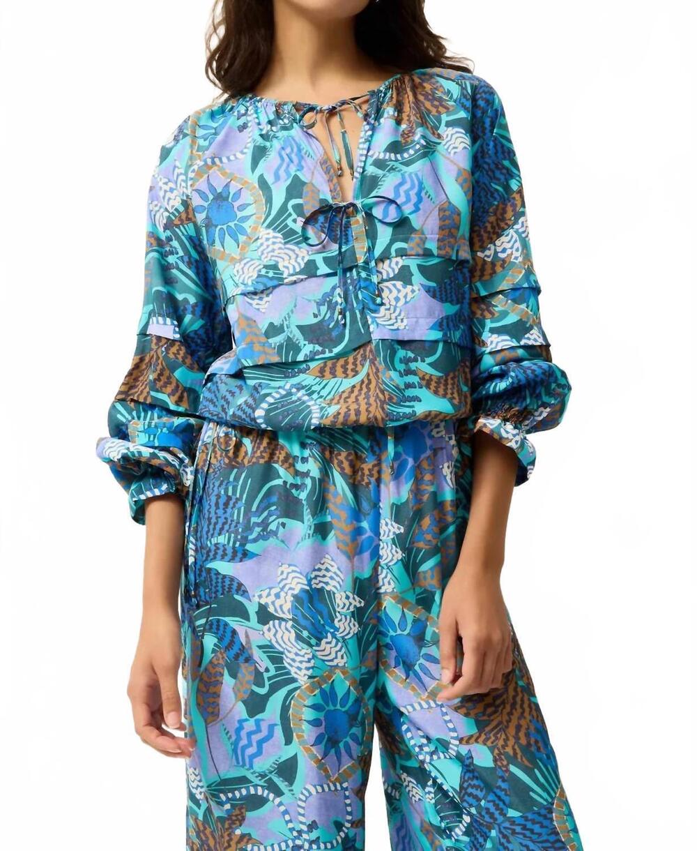 NEW MARIE OLIVER umi blouse in medusa
